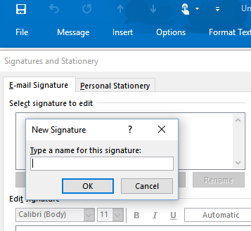 word image 26 - Creating signatures in Outlook